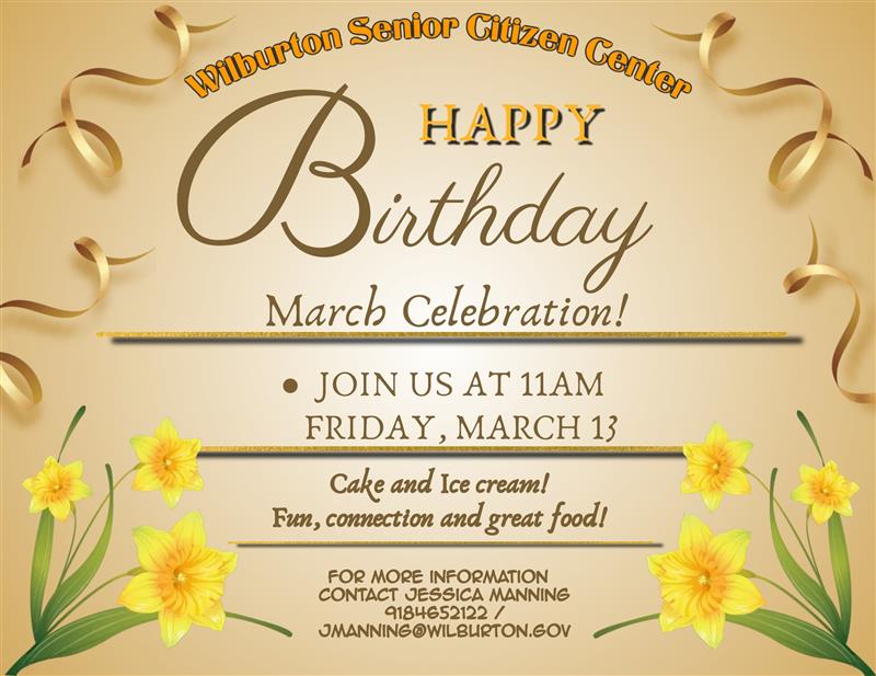 SCC March Birthdays Celebration