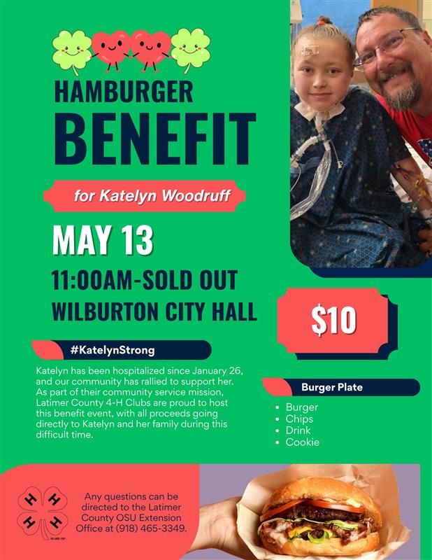 🍔Hamburger Benefit for Katelyn Woodruff