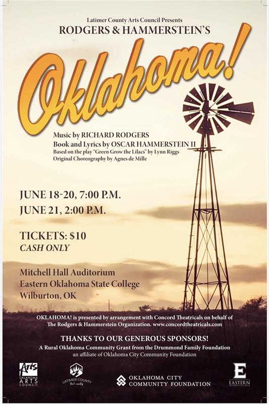🎭Latimer County Arts Council presents: Oklahoma!