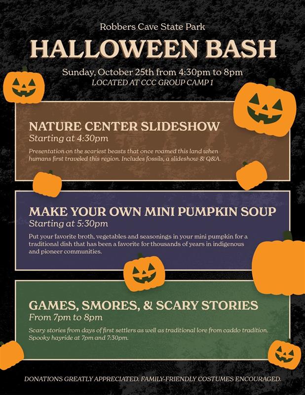 Robbers Cave State Park Halloween Bash