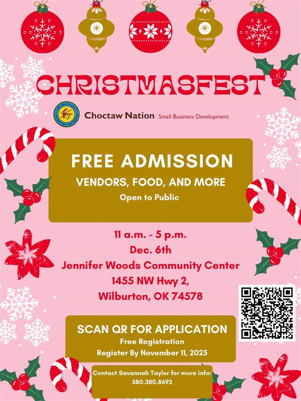 Choctaw Nation Small Business Development Christmasfest