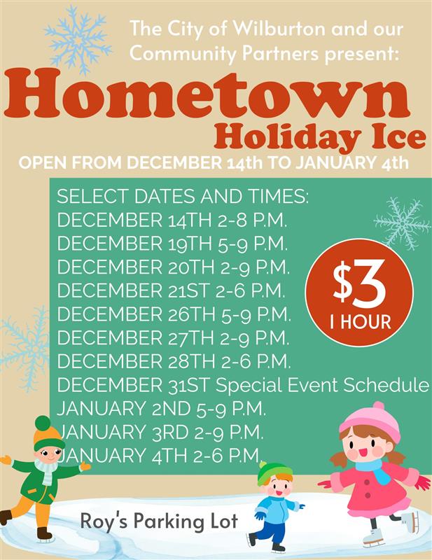⛸️Wilburton Ice Skating Rink Opening