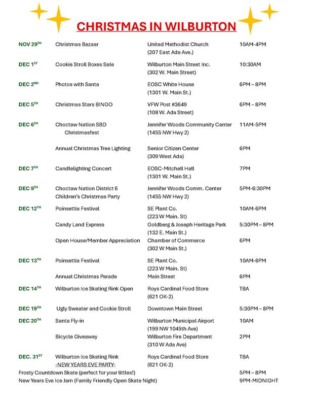 Wilburton is Welcoming the Holidays with Community Cheer!