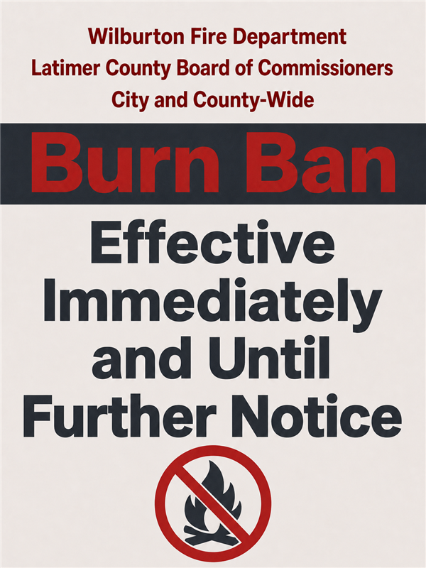Burn Ban in Effect
