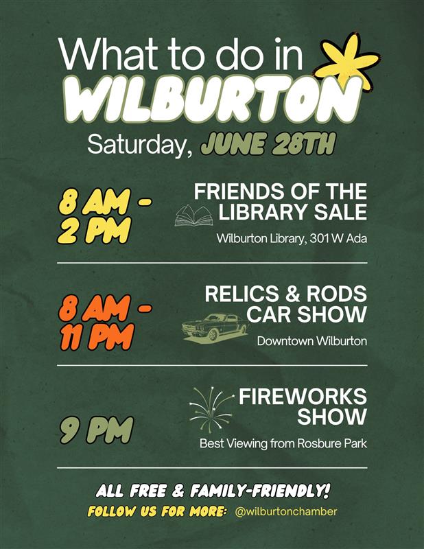 This Weekend In Wilburton!