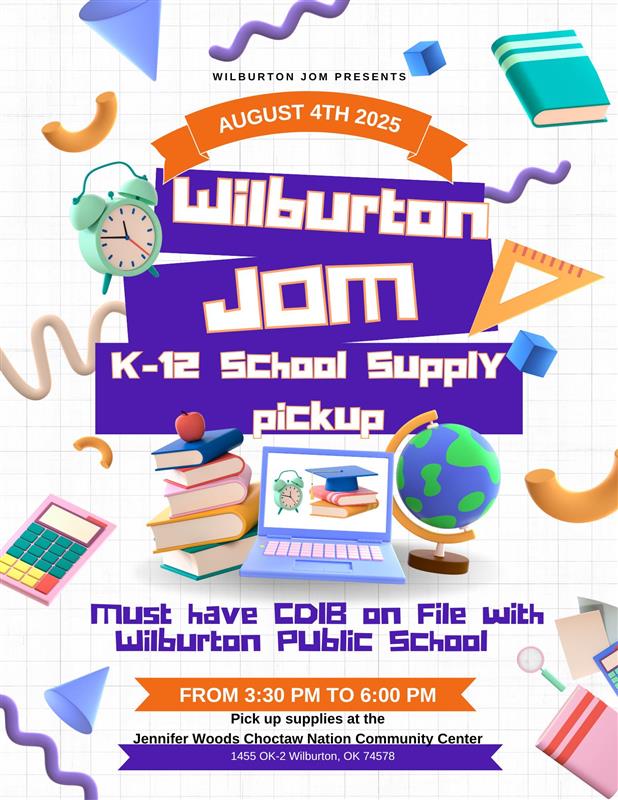 JOM K-12 School Supply Pickup