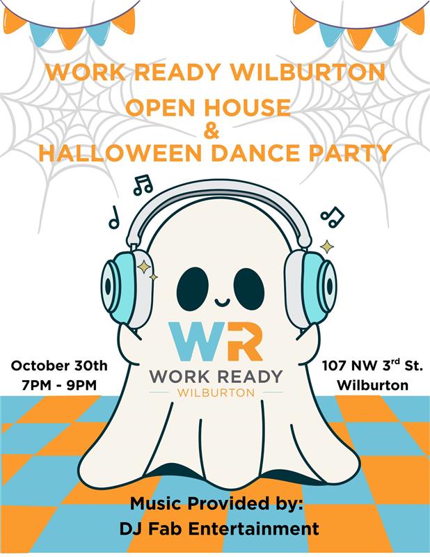 Work Ready Wilburton Open House and Halloween Dance